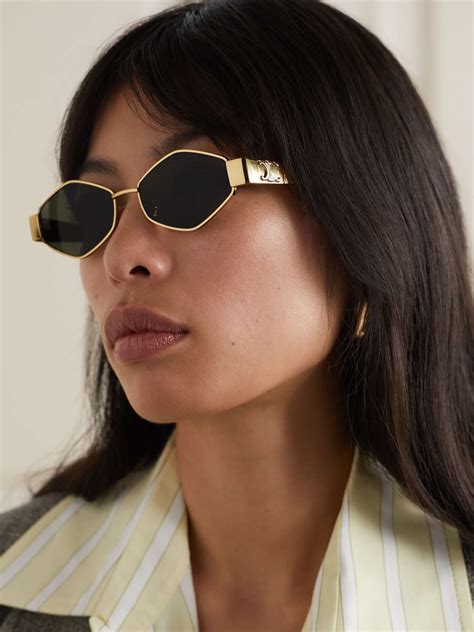 celine gold chain arm sunglasses|authentic celine sunglasses.